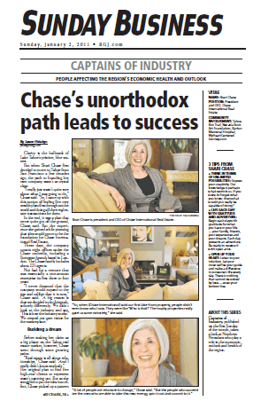 feature on Chase International 