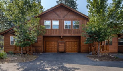 Front View of Tahoe Cabin on Woods Blvd